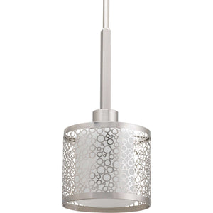 Progress Lighting - P5038-09 - One Light Mini Pendant - Mingle - Brushed Nickel