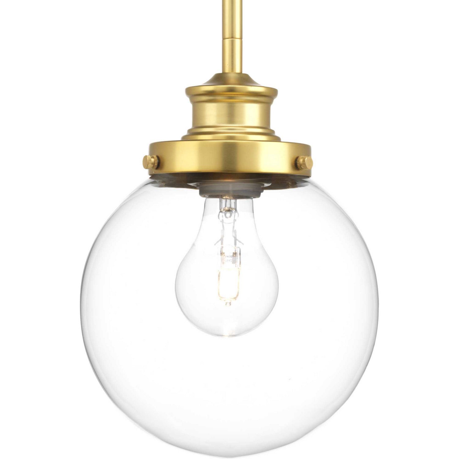 Progress Lighting - P5067-137 - One Light Pendant - Penn - Natural Brass