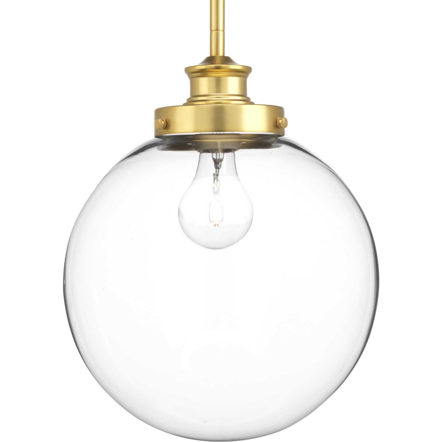 Progress Lighting - P5070-137 - One Light Pendant - Penn - Natural Brass