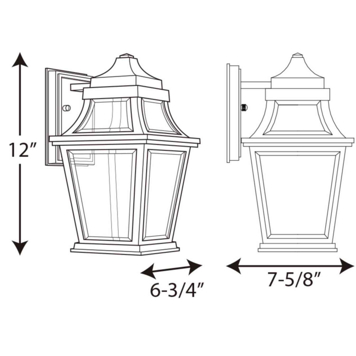 Progress Lighting - P6056-3130K9 - LED Wall Lantern - Endorse Led - Black