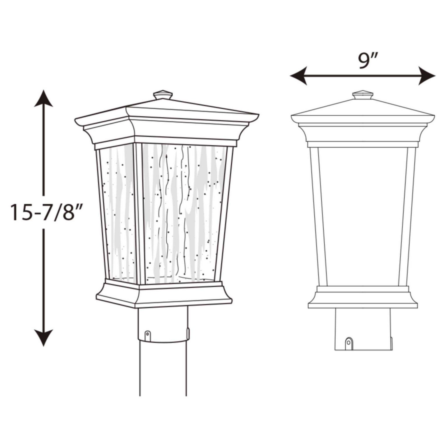 Progress Lighting - P6427-3130K9 - LED Post Lantern - Arrive Led - Black