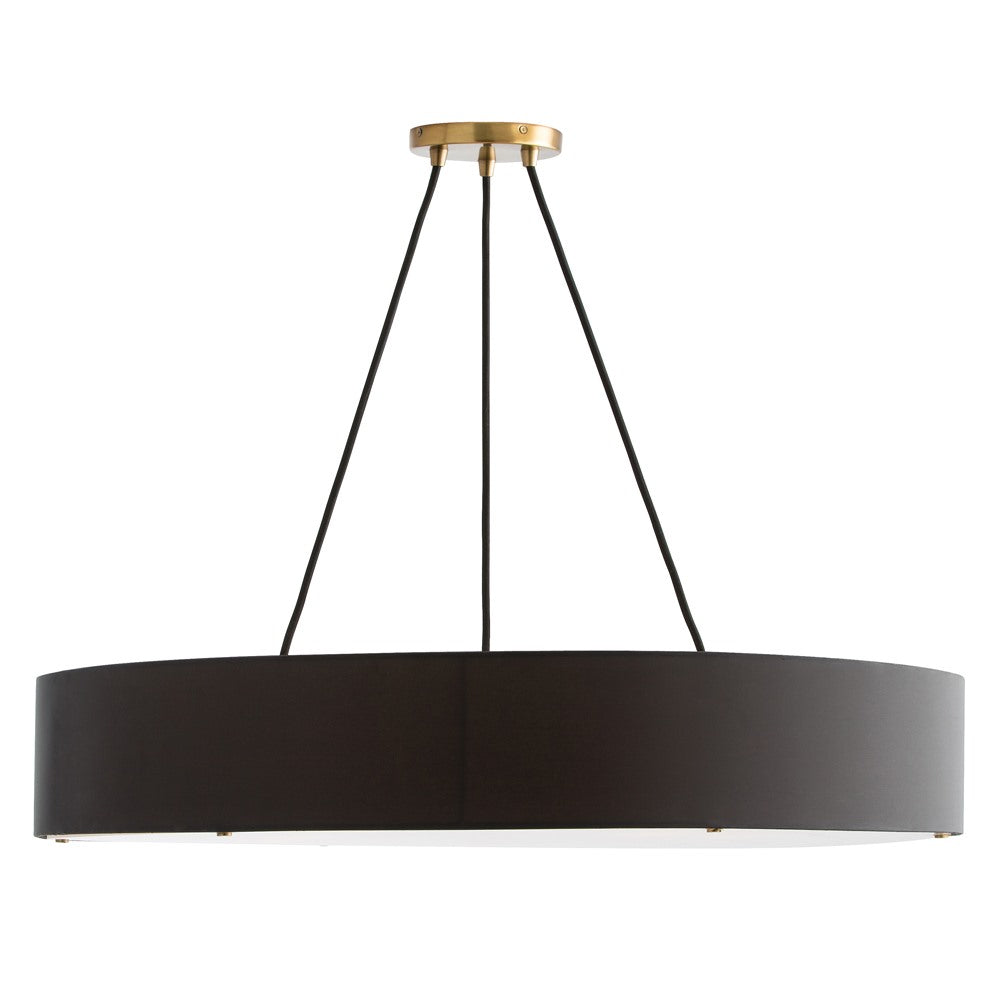 Arteriors - 89023 - Six Light Chandelier - Marsha - Matte Black