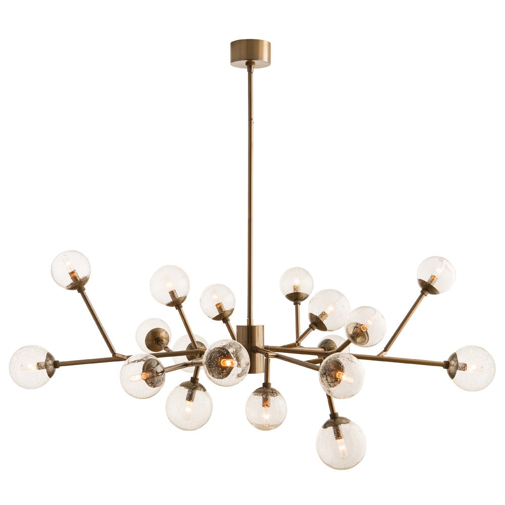 Arteriors - 89966 - 18 Light Chandelier - Dallas - Vintage Brass