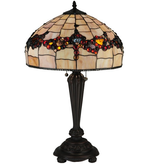 Meyda Tiffany - 130698 - Two Light Table Lamp - Concord - Mahogany Bronze