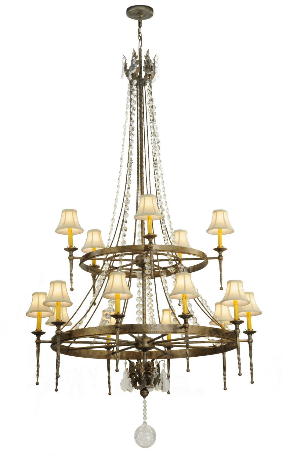 Meyda Tiffany - 132050 - 15 Light Chandelier - Amaury - Corinth