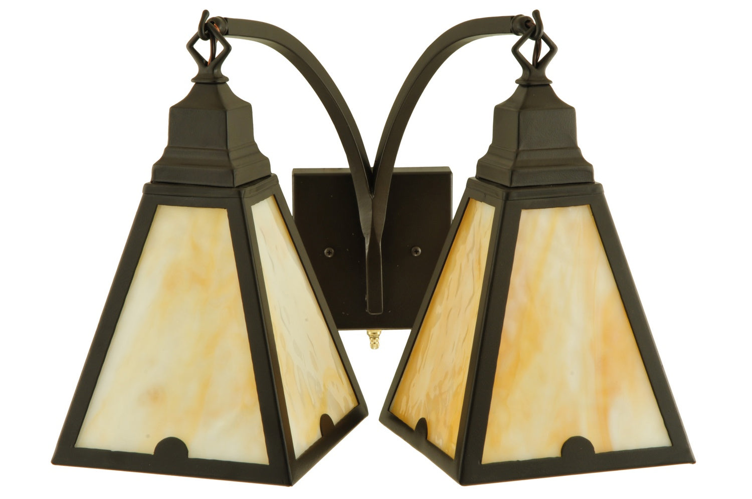 Meyda Tiffany - 133221 - Two Light Wall Sconce - Arnage - Timeless Bronze