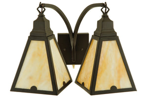 Meyda Tiffany - 133221 - Two Light Wall Sconce - Arnage - Timeless Bronze