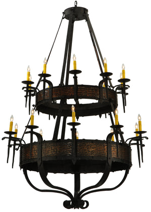 Meyda Tiffany - 133745 - 20 Light Chandelier - Costello - Coffee Bean & Blackend Copper