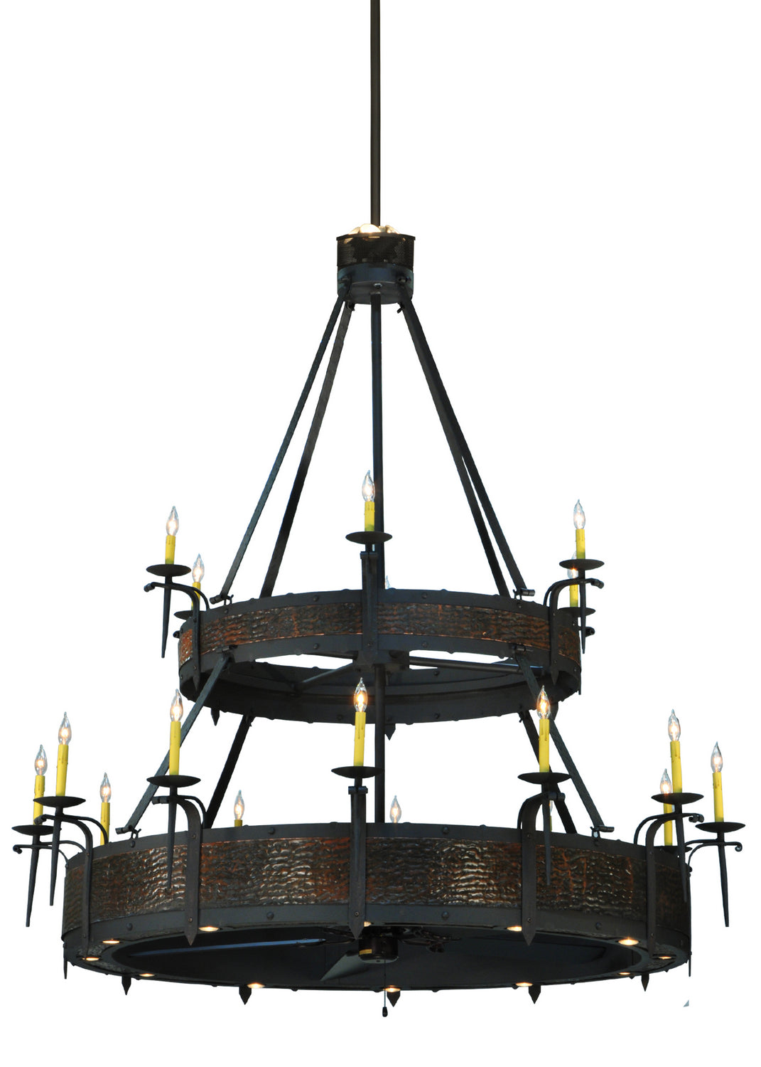 Meyda Tiffany - 134750 - 30 Light Chandelier - Costello - Costello Black & Blackened Copper