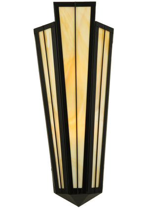 Meyda Tiffany - 135522 - Two Light Wall Sconce - Brum - Textured Black