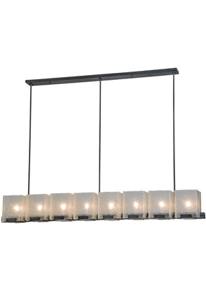 Meyda Tiffany - 135816 - Eight Light Chandelier - Ice Cube - Black Chrome Over Nickel