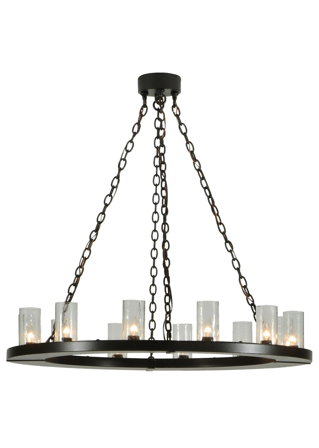 Meyda Tiffany - 136074 - 12 Light Chandelier - Loxley - Timeless Bronze