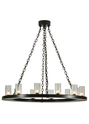 Meyda Tiffany - 136074 - 12 Light Chandelier - Loxley - Timeless Bronze