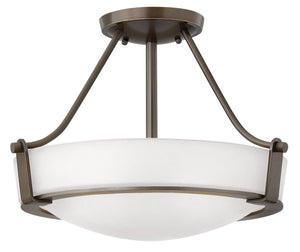 Hinkley - 3220OB-WH - LED Semi-Flush Mount - Hathaway - Olde Bronze