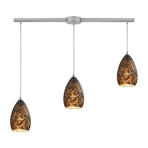 ELK Home - 10253/3L-BC - Three Light Pendant - Geval - Satin Nickel