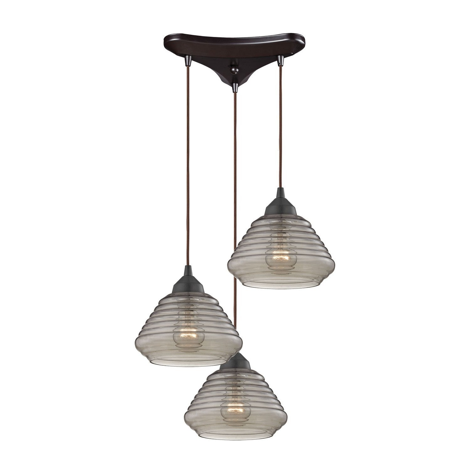 ELK Home - 10434/3 - Three Light Pendant - Orbital - Oil Rubbed Bronze