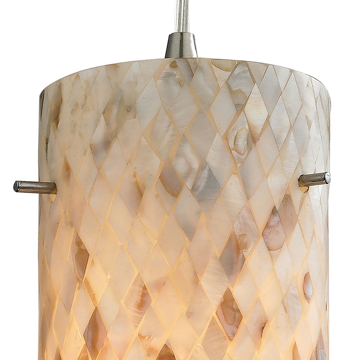 ELK Home - 10442/1 - One Light Mini Pendant - Capri - Satin Nickel