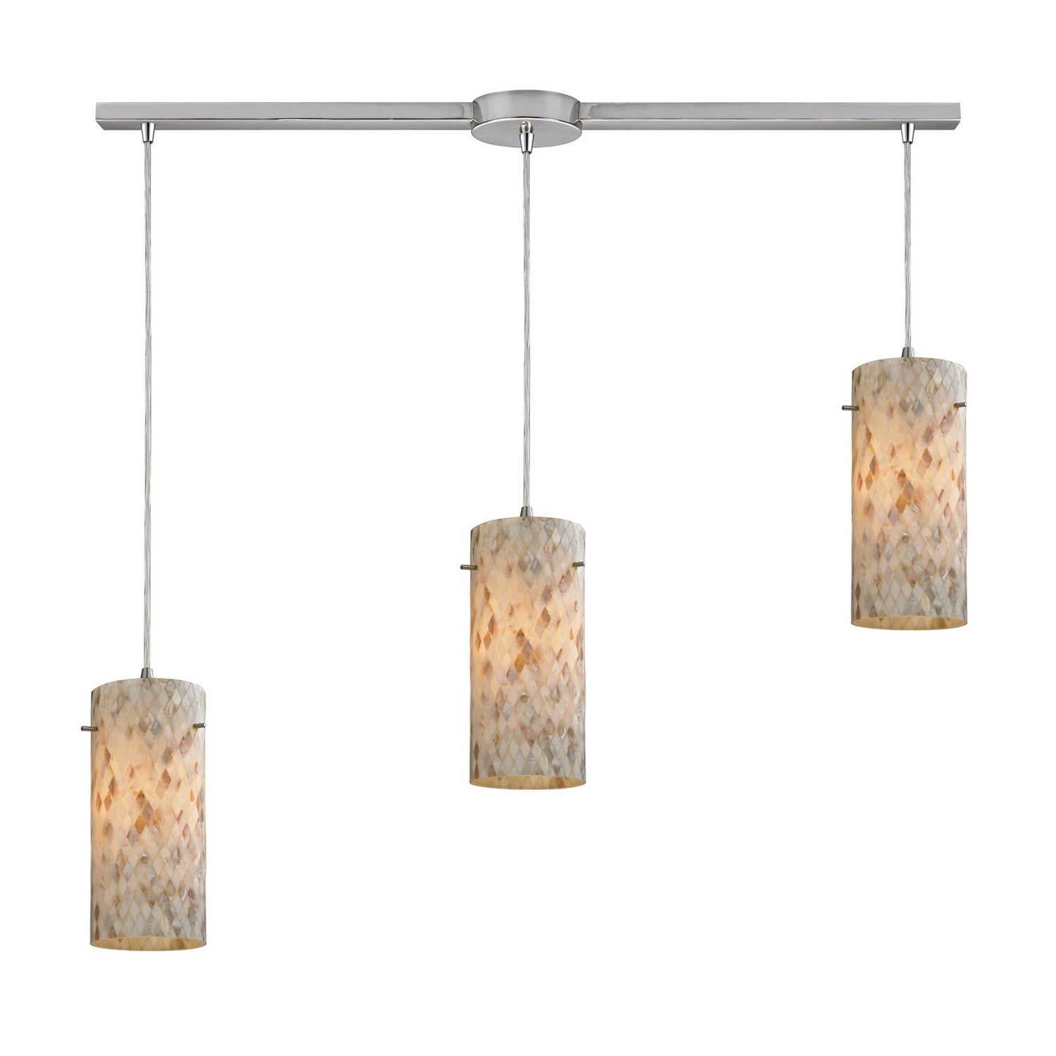 ELK Home - 10442/3L - Three Light Pendant - Capri - Satin Nickel