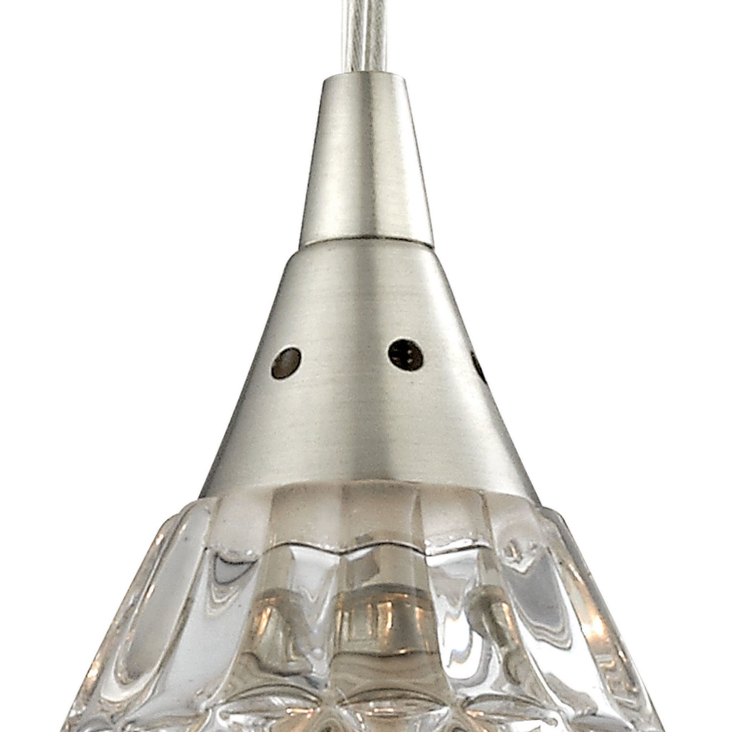 ELK Home - 10458/1 - One Light Mini Pendant - Kersey - Satin Nickel