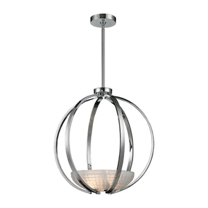 ELK Home - 11763/3 - Three Light Pendant - Sculptive - Polished Chrome