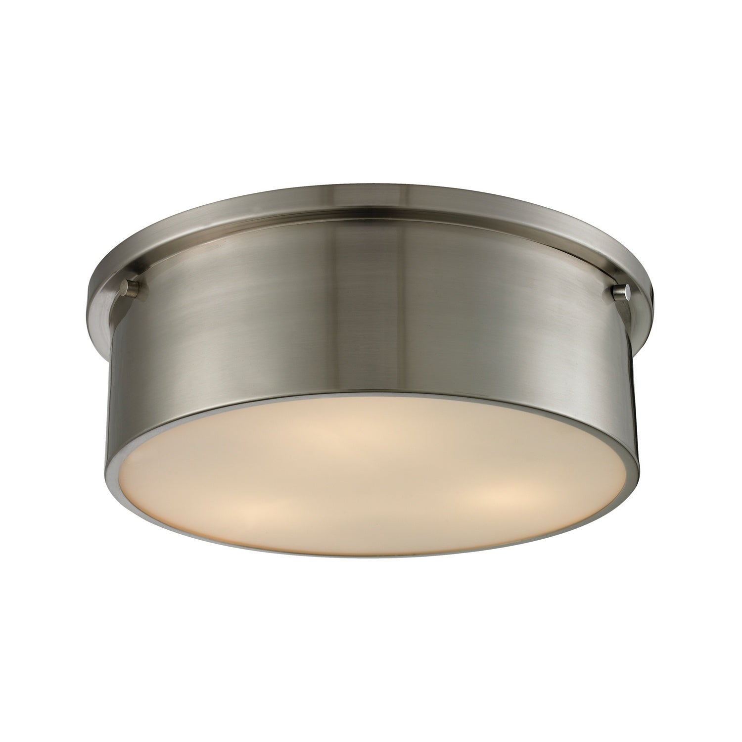 ELK Home - 11821/3 - Three Light Flush Mount - Simpson - Brushed Nickel