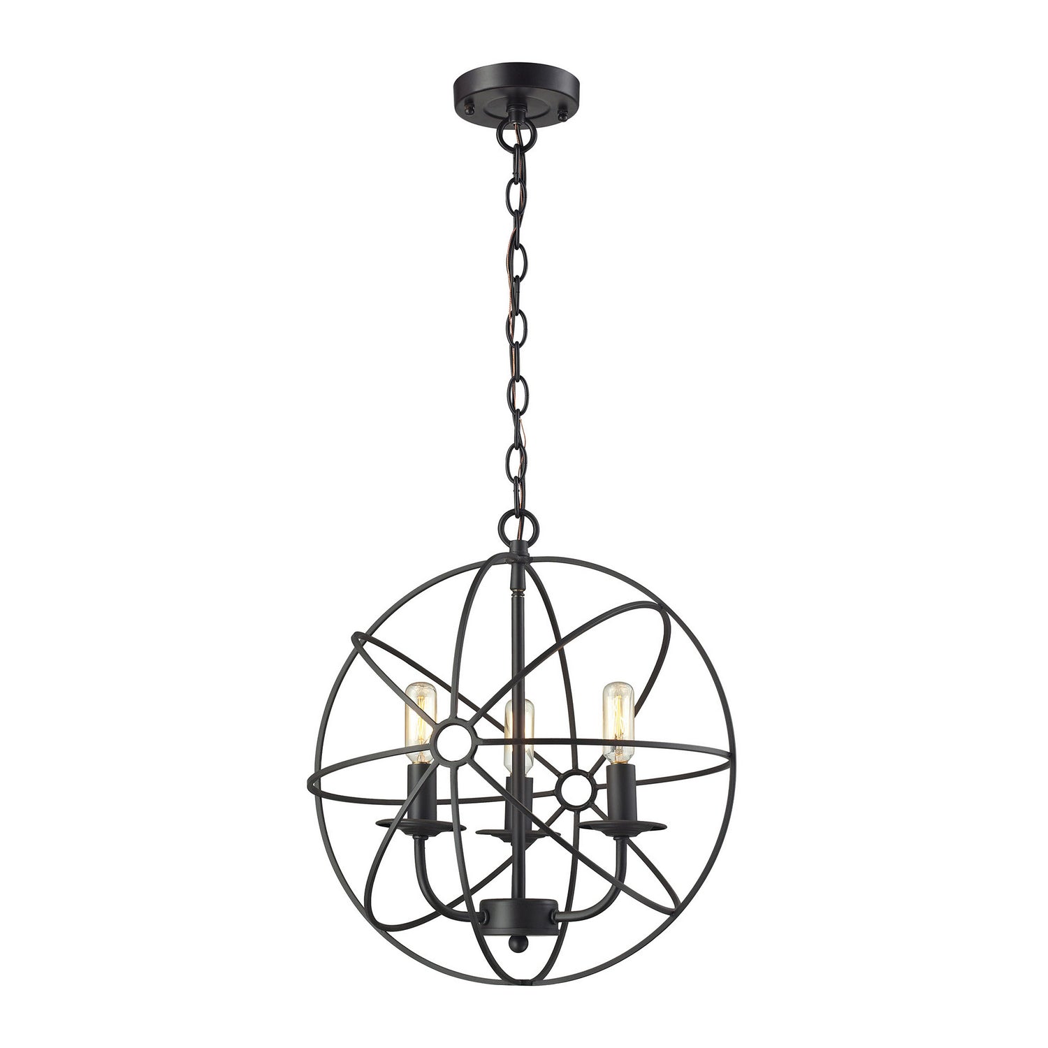 ELK Home - 14243/3 - Three Light Chandelier - Yardley - Oil Rubbed Bronze