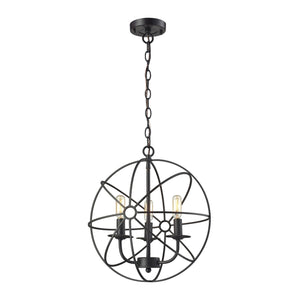 ELK Home - 14243/3 - Three Light Chandelier - Yardley - Oil Rubbed Bronze