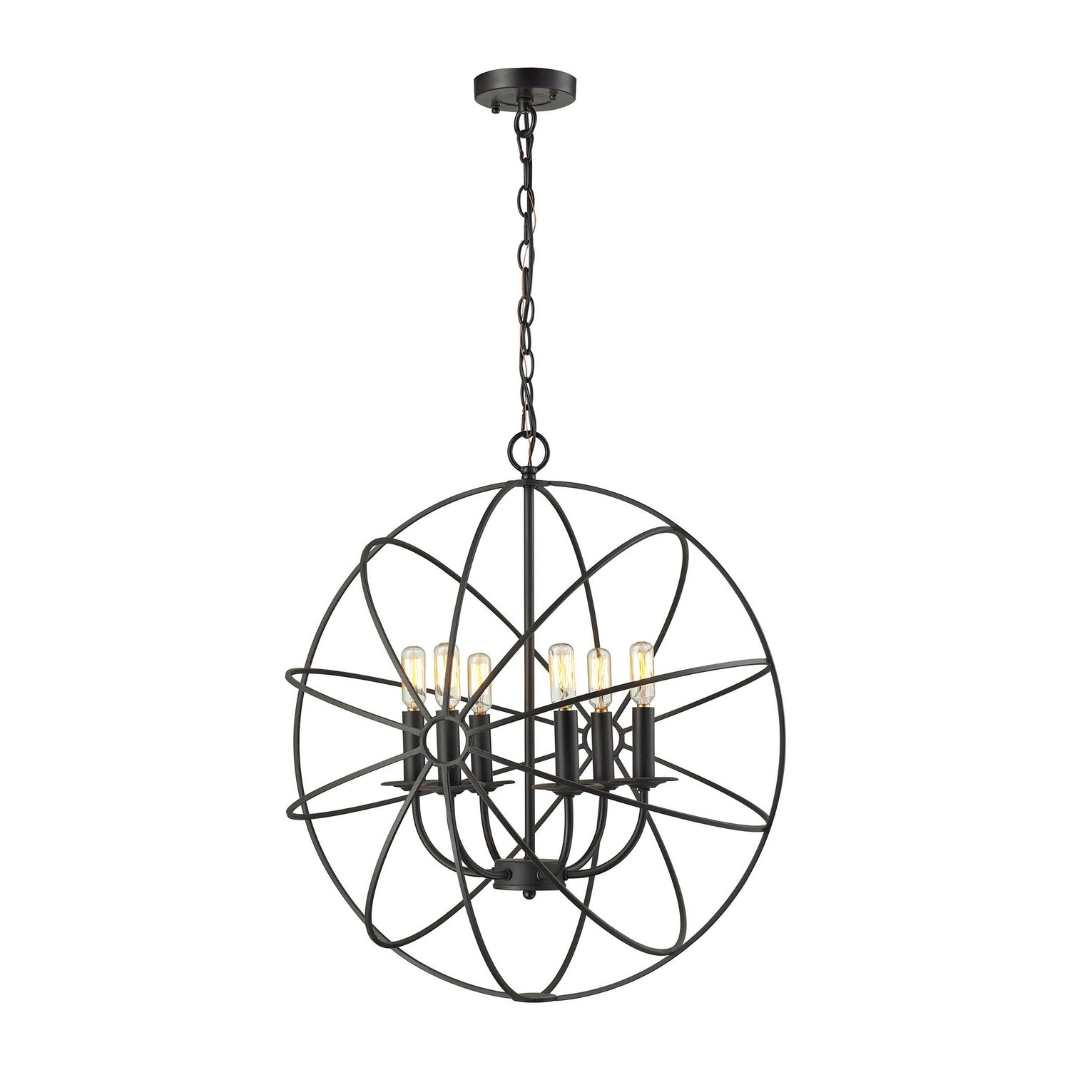 ELK Home - 14244/6 - Six Light Chandelier - Yardley - Oil Rubbed Bronze