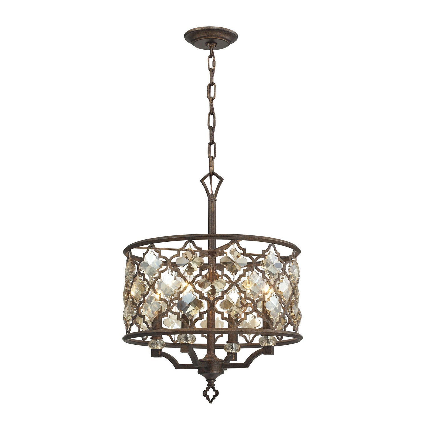 ELK Home - 31096/4 - Four Light Chandelier - Armand - Weathered Bronze