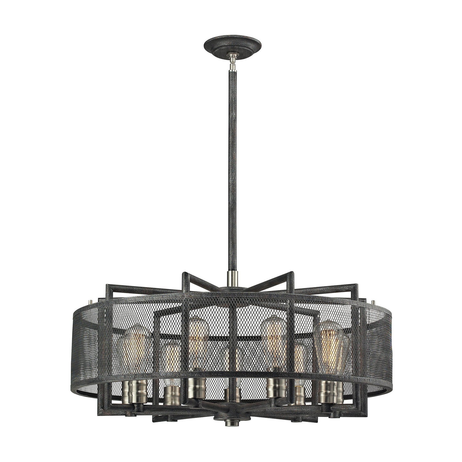 ELK Home - 31239/9 - Nine Light Chandelier - Slatington - Brushed Nickel