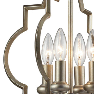 ELK Home - 31802/4 - Four Light Chandelier - Chandette - Aged Silver