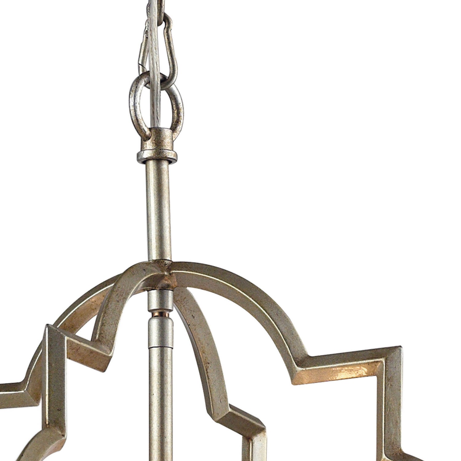 ELK Home - 31802/4 - Four Light Chandelier - Chandette - Aged Silver