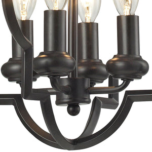 ELK Home - 31812/4 - Four Light Chandelier - Chandette - Oil Rubbed Bronze