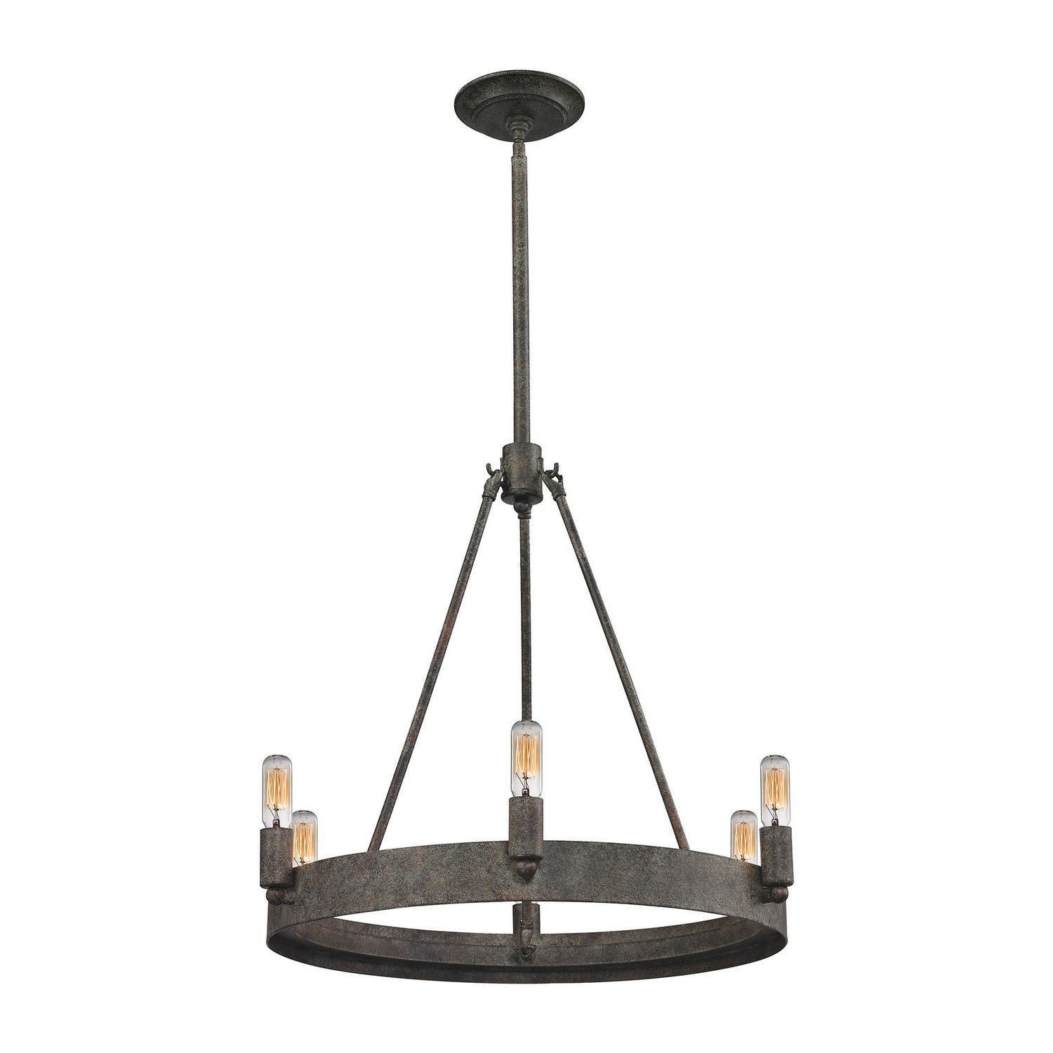 ELK Home - 31820/6 - Six Light Chandelier - Lewisburg - Malted Rust