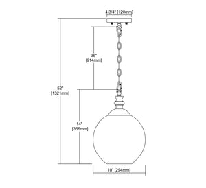 ELK Home - 46222/1 - One Light Mini Pendant - Bergen - Matte Black