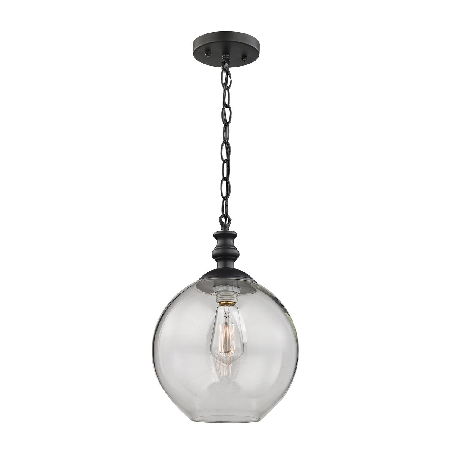 ELK Home - 46222/1 - One Light Mini Pendant - Bergen - Matte Black