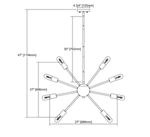 ELK Home - 46231/12 - 12 Light Chandelier - Delphine - Oil Rubbed Bronze