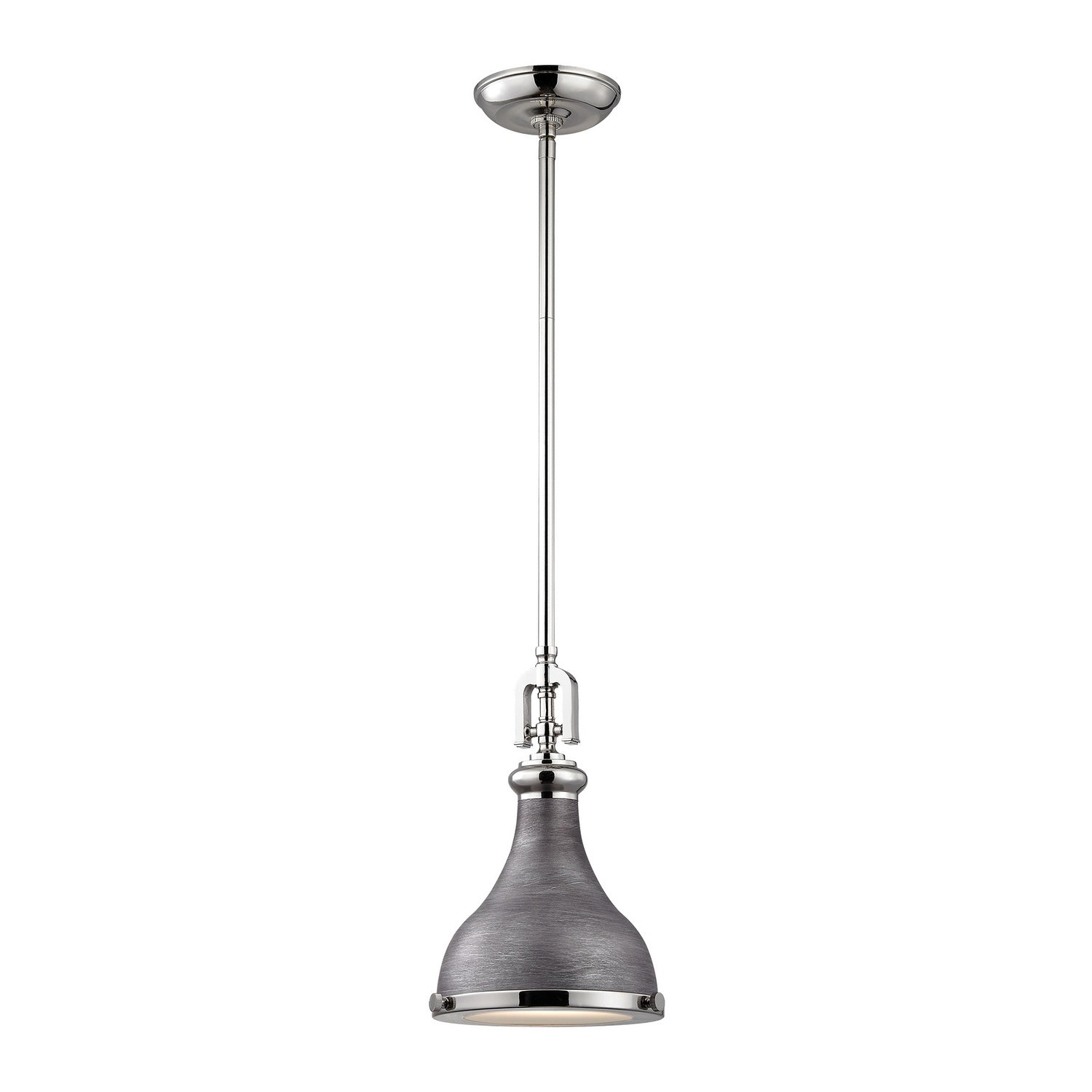 ELK Home - 57080/1 - One Light Mini Pendant - Rutherford - Weathered Zinc