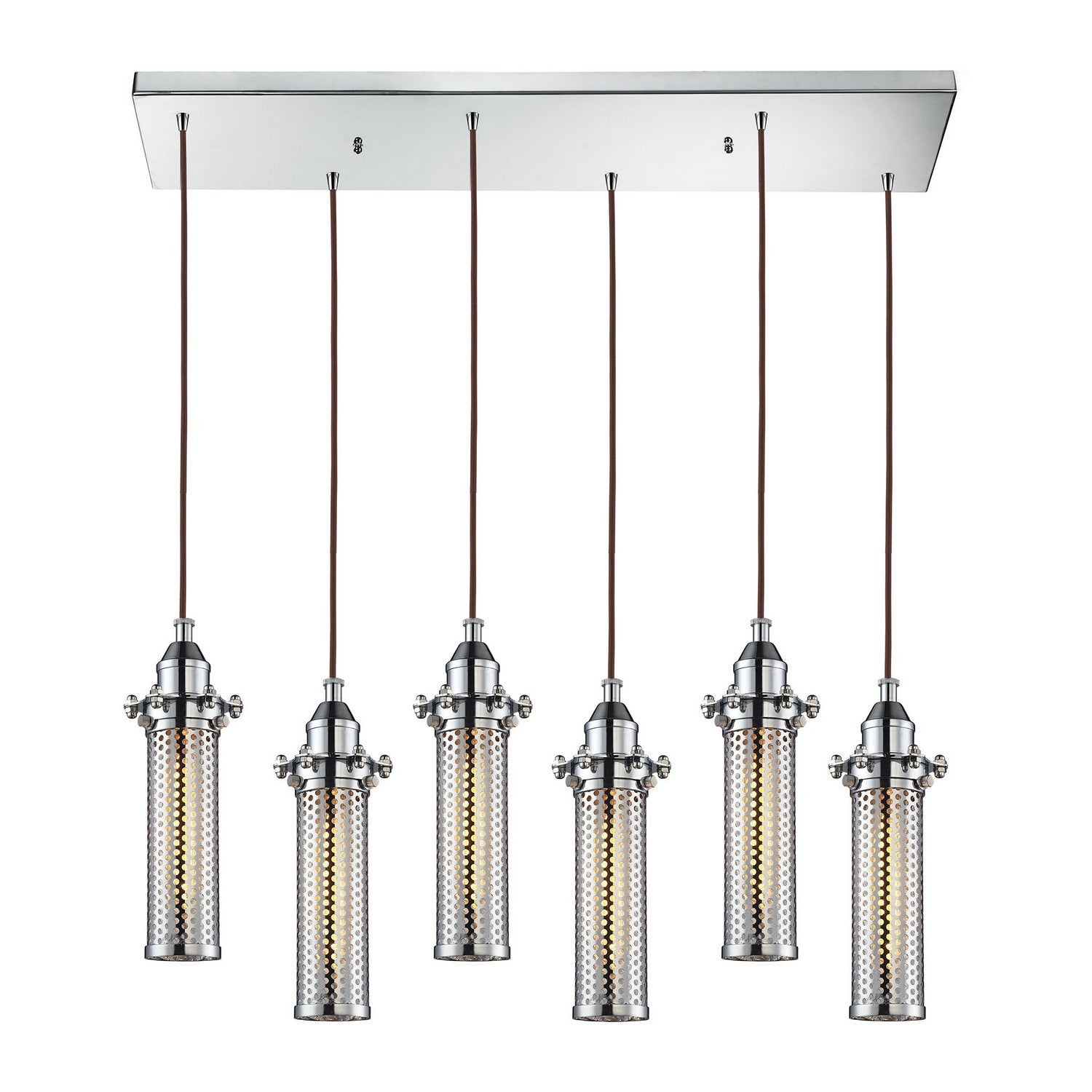 ELK Home - 66315/6RC - Six Light Pendant - Fulton - Polished Chrome