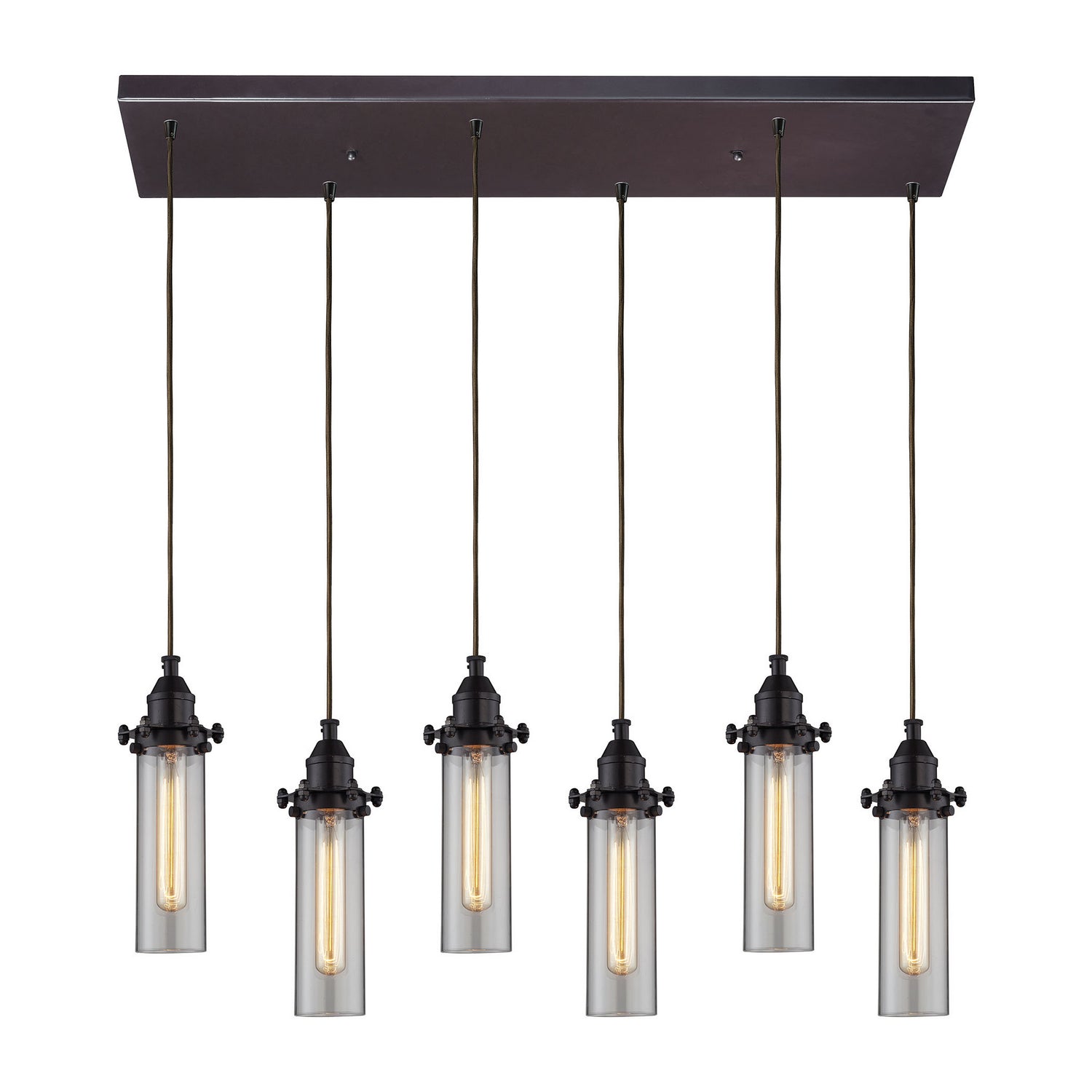 ELK Home - 66326/6RC - Six Light Pendant - Fulton - Oil Rubbed Bronze