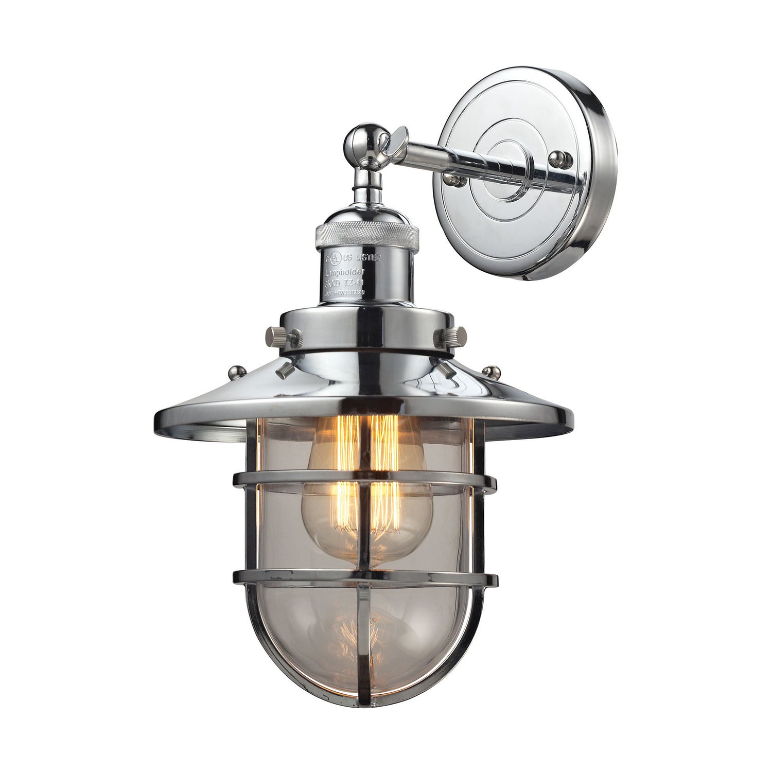 ELK Home - 66346/1 - One Light Wall Sconce - Seaport - Polished Chrome