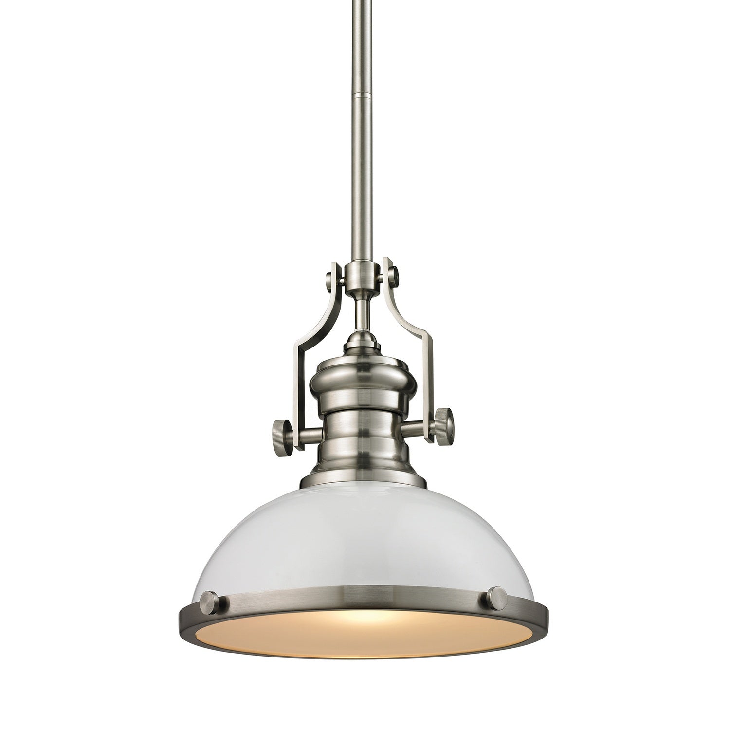 ELK Home - 66525-1 - One Light Pendant - Chadwick - Satin Nickel