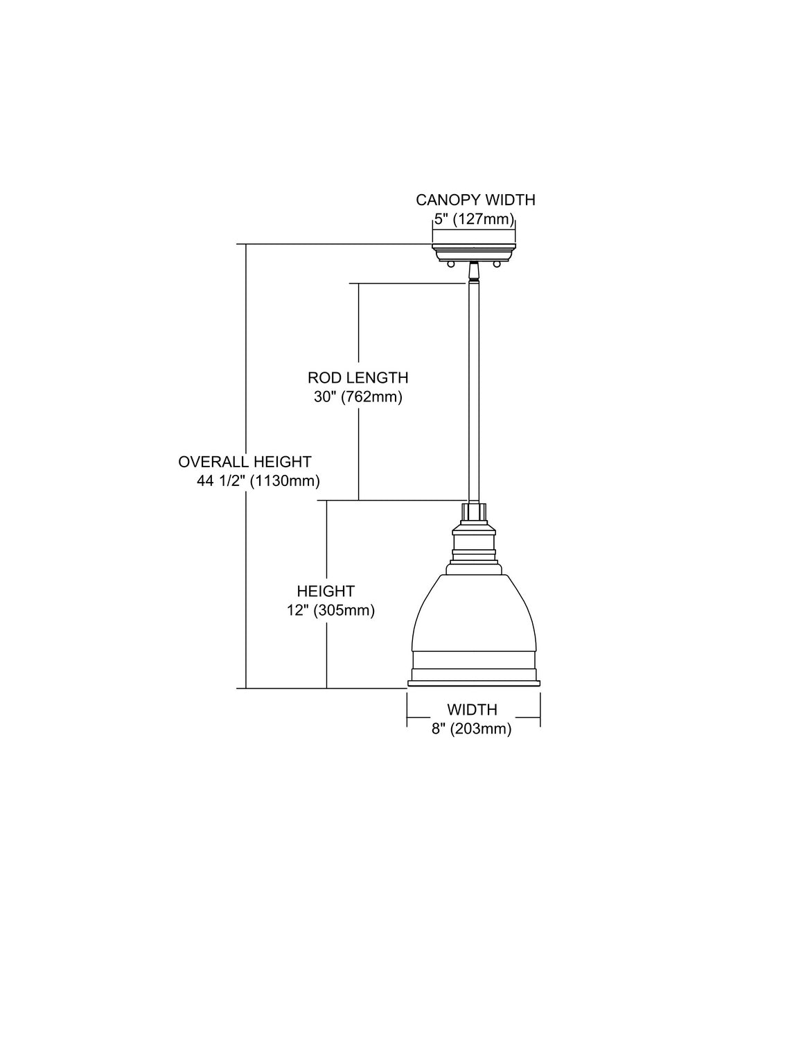 ELK Home - 66850/1 - One Light Mini Pendant - Carolton - Brushed Nickel