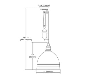 ELK Home - 66883/1 - One Light Mini Pendant - Carolton - Polished Nickel