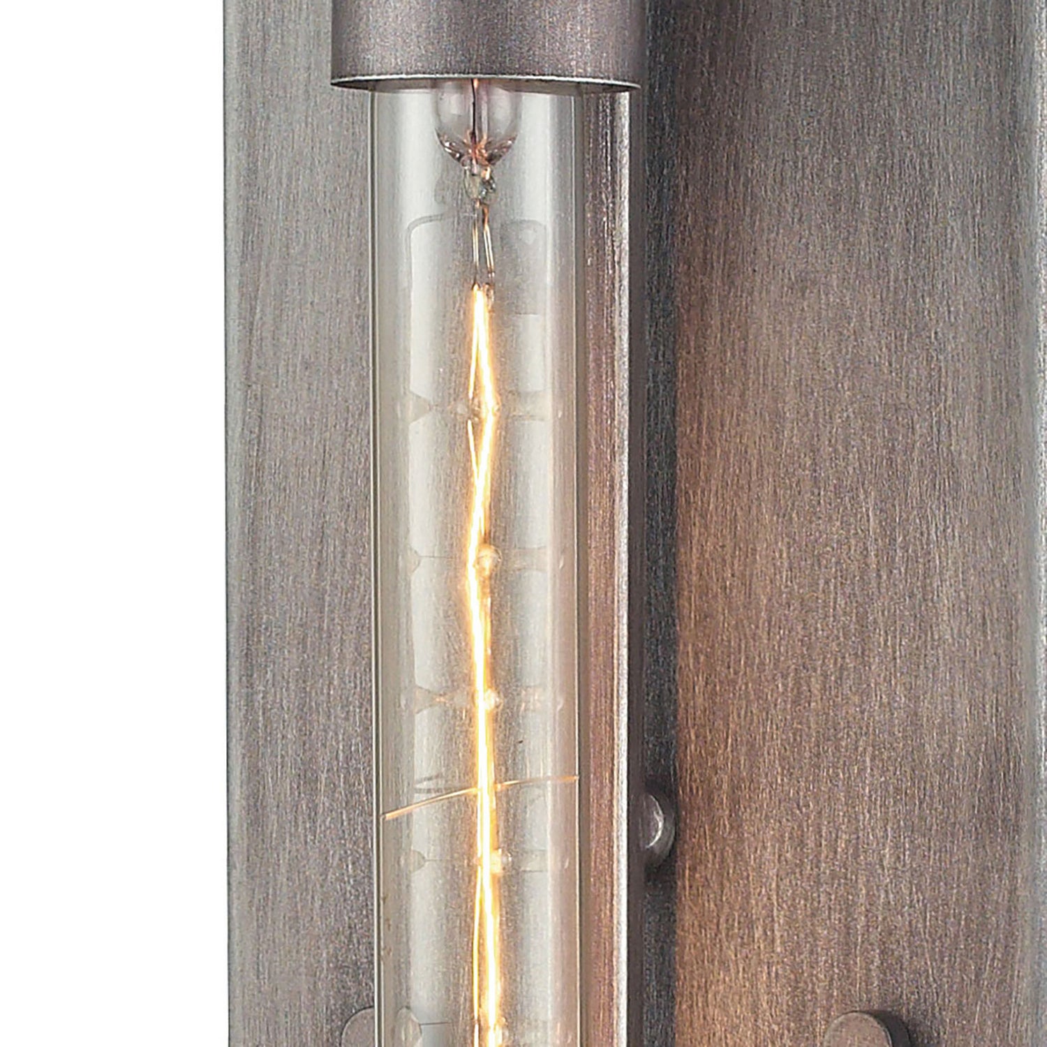 ELK Home - 66890/1 - One Light Wall Sconce - Laboratory - Weathered Zinc