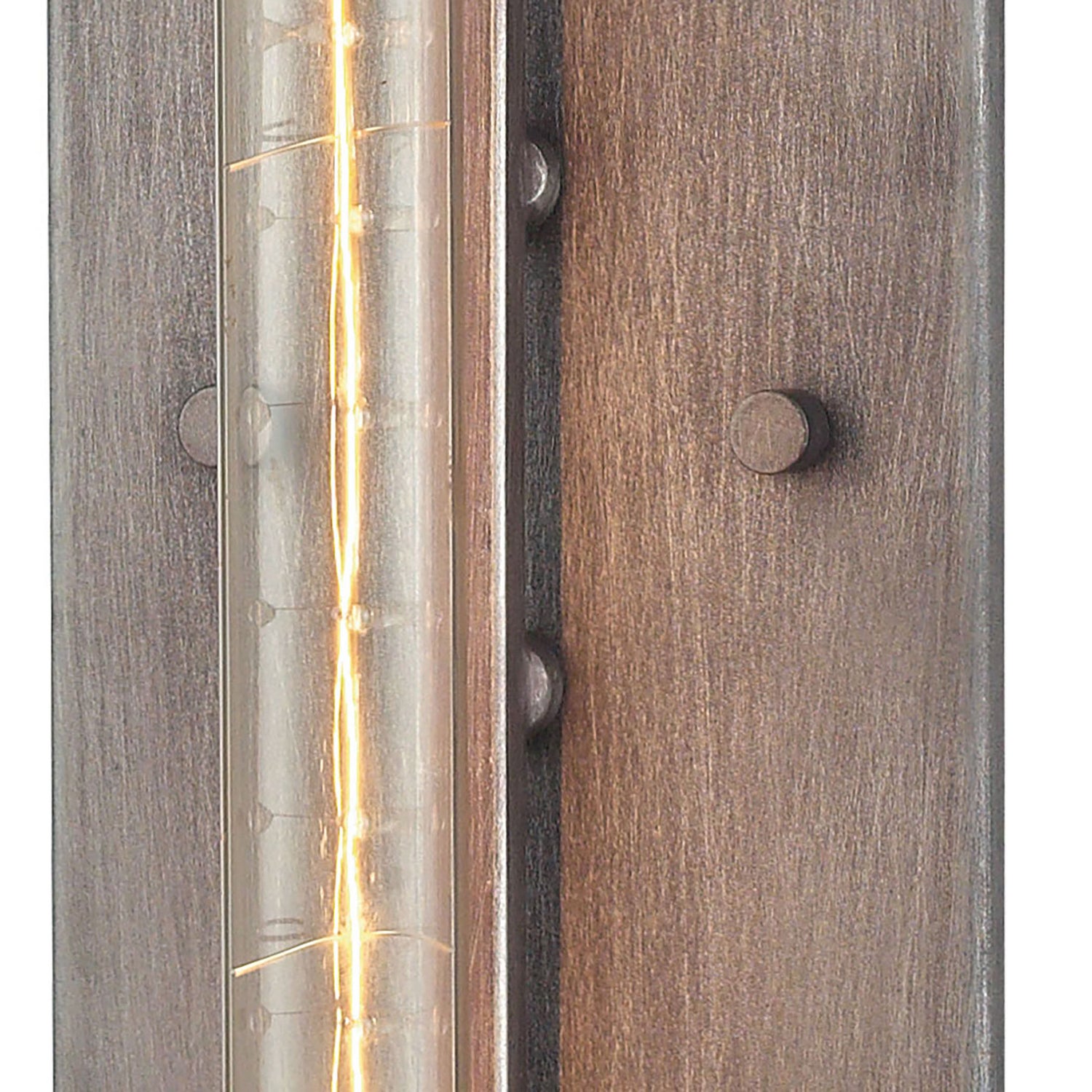 ELK Home - 66890/1 - One Light Wall Sconce - Laboratory - Weathered Zinc