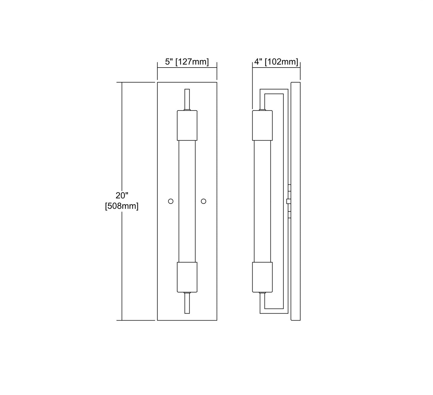 ELK Home - 66890/1 - One Light Wall Sconce - Laboratory - Weathered Zinc