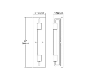 ELK Home - 66890/1 - One Light Wall Sconce - Laboratory - Weathered Zinc