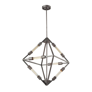 ELK Home - 66894/6 - Six Light Chandelier - Laboratory - Weathered Zinc