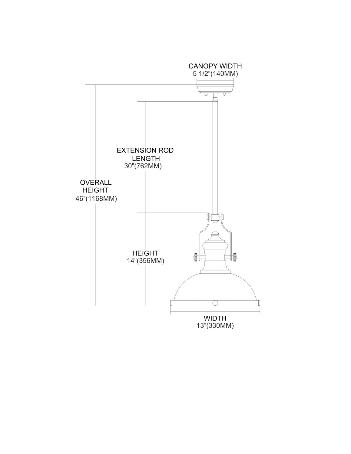 ELK Home - 67723-1 - One Light Pendant - Chadwick - Satin Nickel